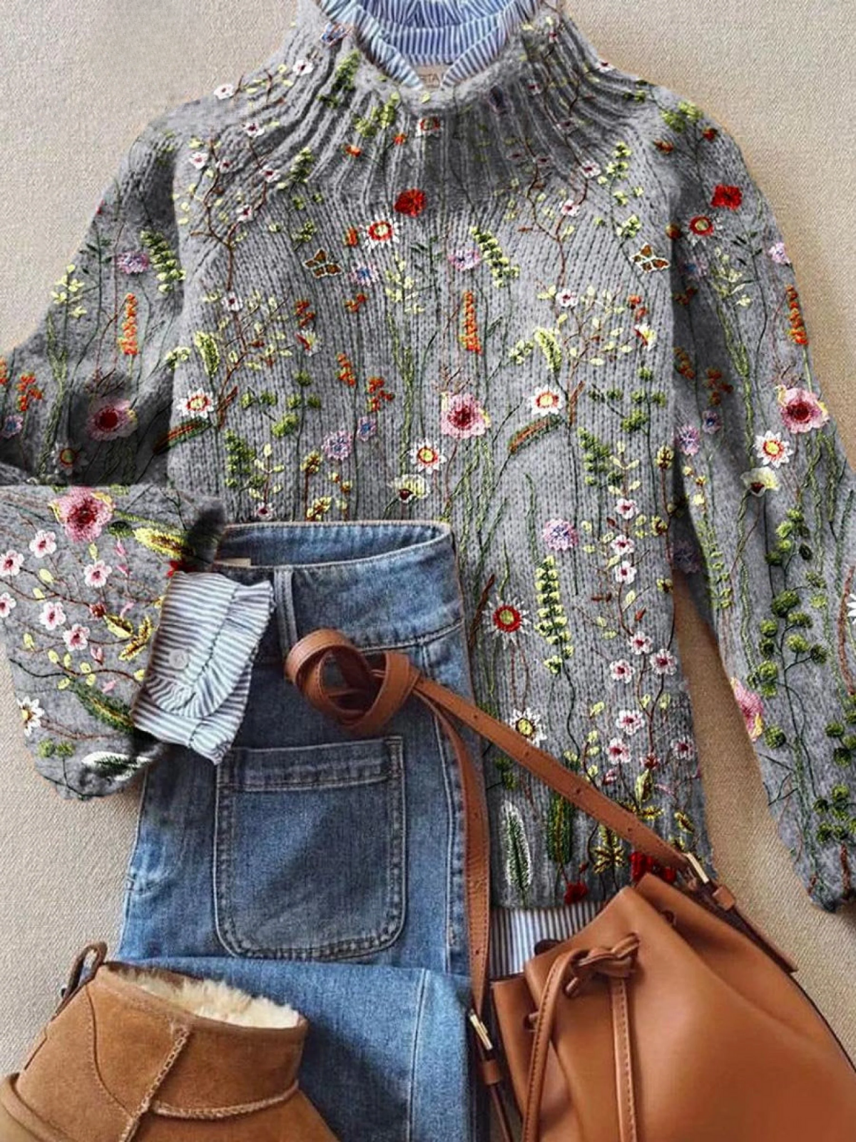 Emmeline | Floral Jumper