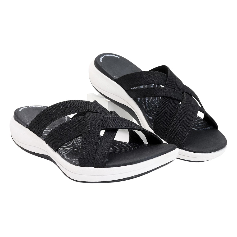 Alera Cross Strap Sandals
