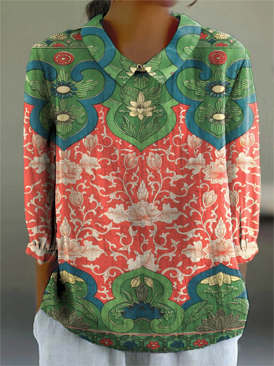 Fabíola | Patchwork Blouse