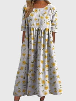 Paloma | Embroidered Midi Dress