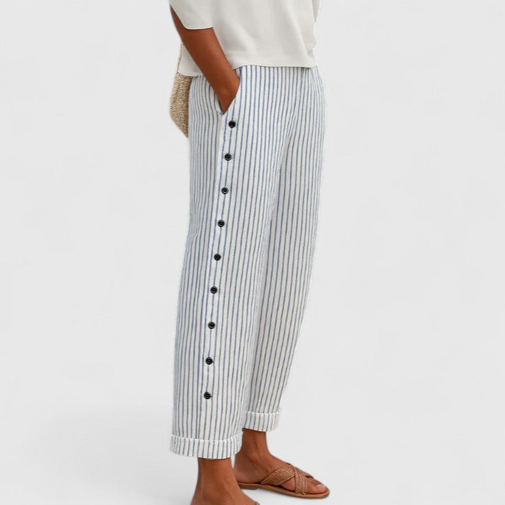 Adriana | Striped Trousers