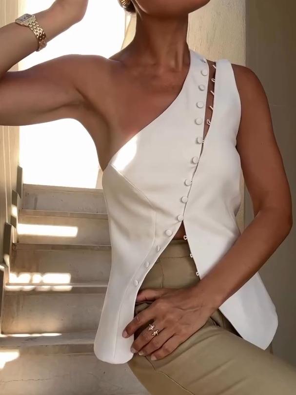 Lorna | One-Shoulder Top