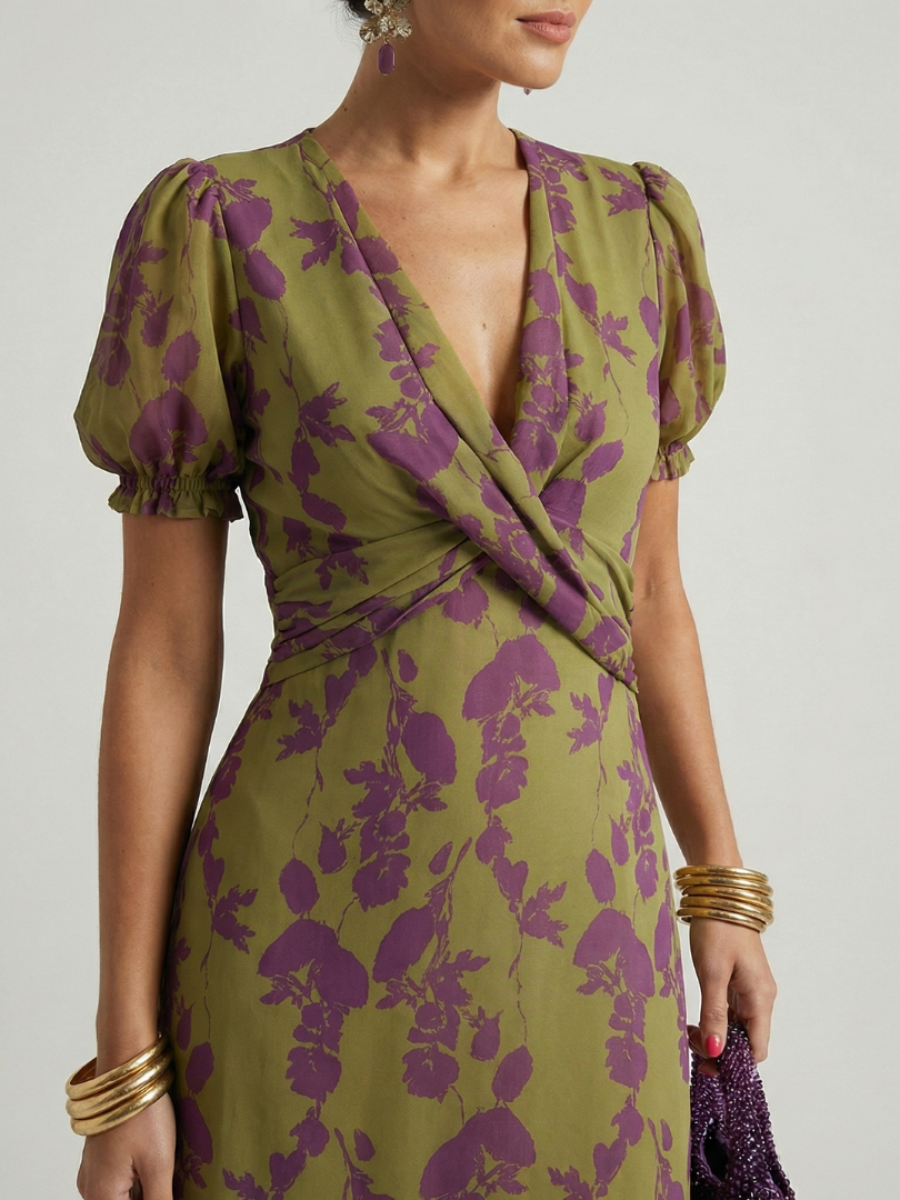 Valentina | Floral Midi Dress