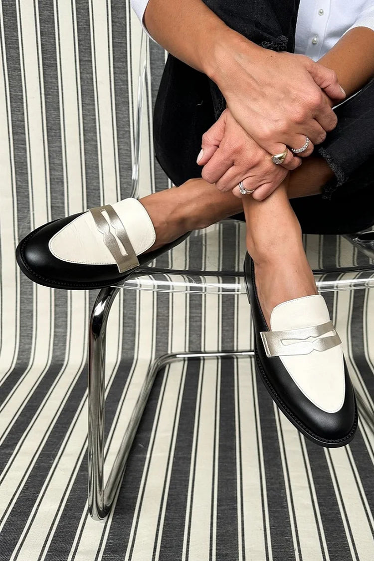 Brigitte | Monochrome Loafers