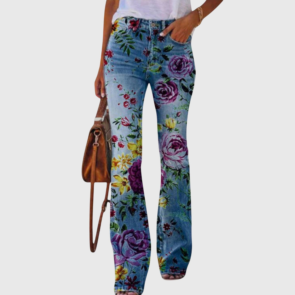 Flora | Wide-Leg Floral Trousers