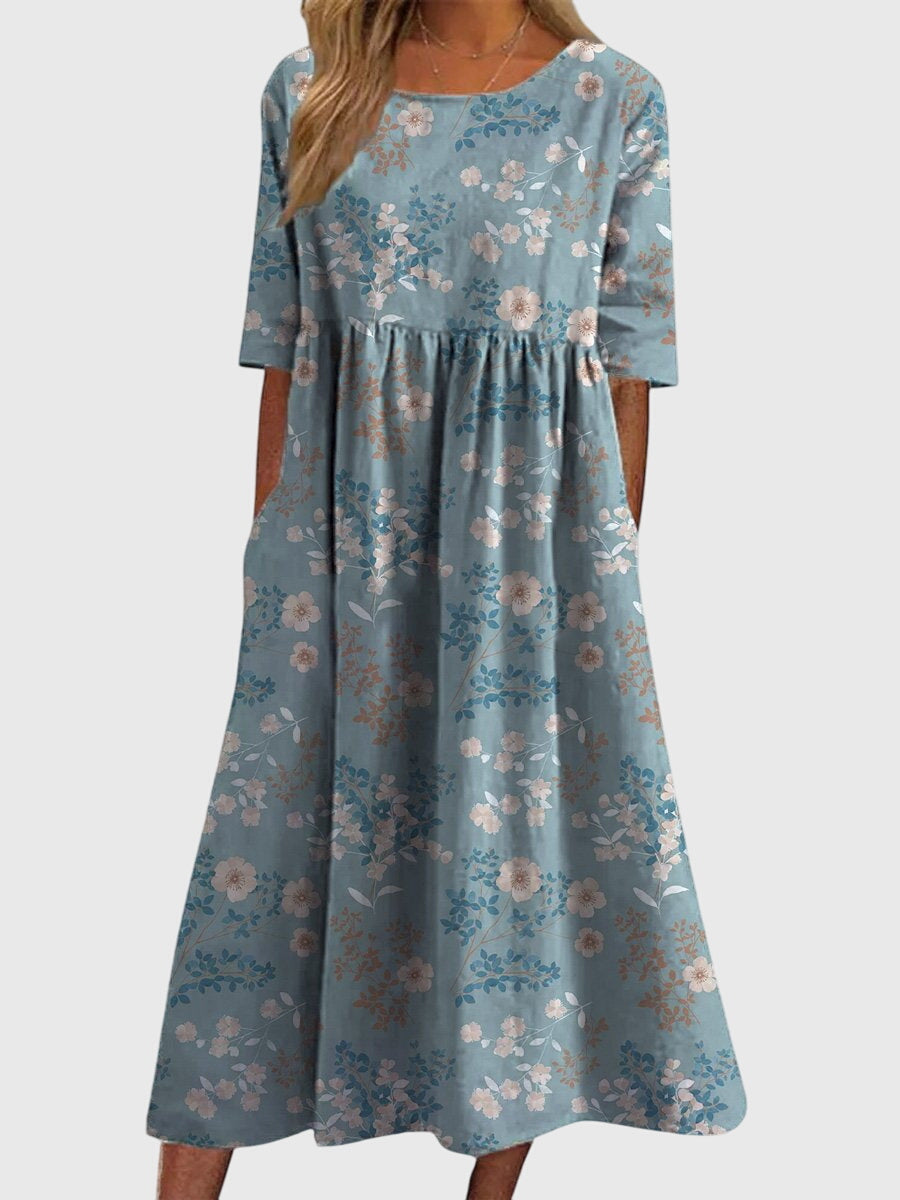 Paloma | Embroidered Midi Dress