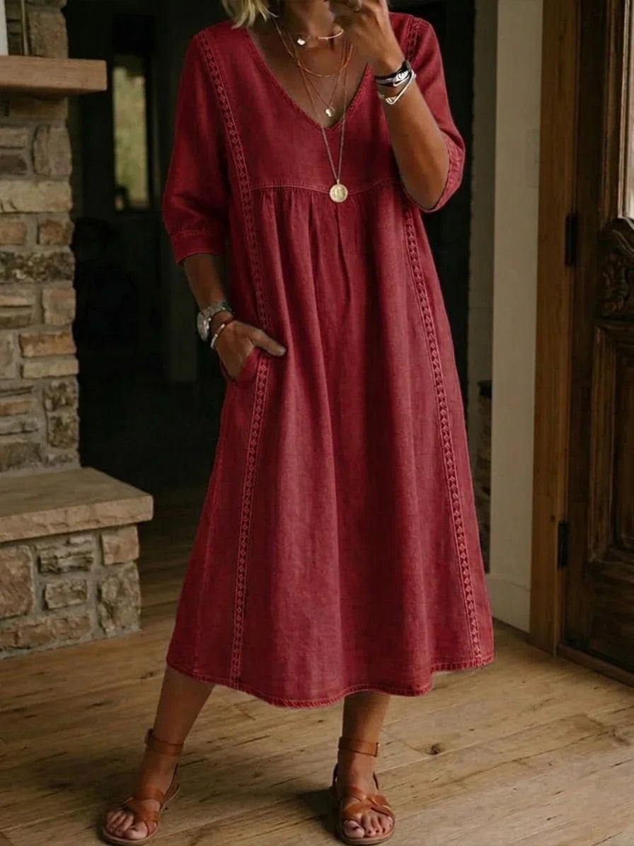 Rowena | Relaxed Midi Dress