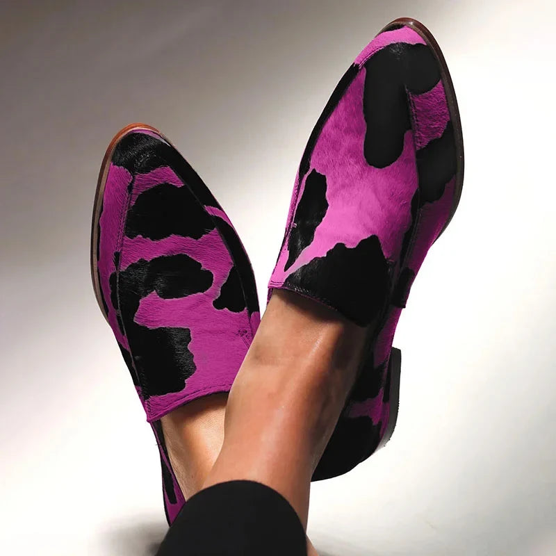 Zadie | Animal-Print Loafers