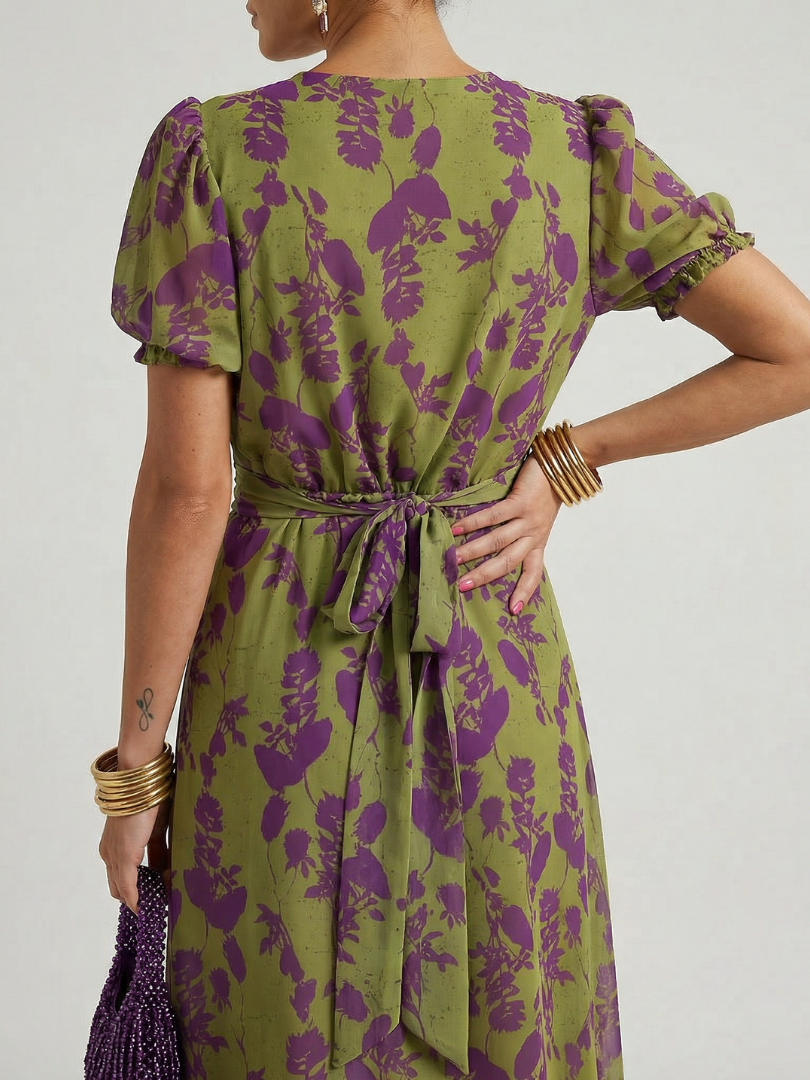 Valentina | Floral Midi Dress