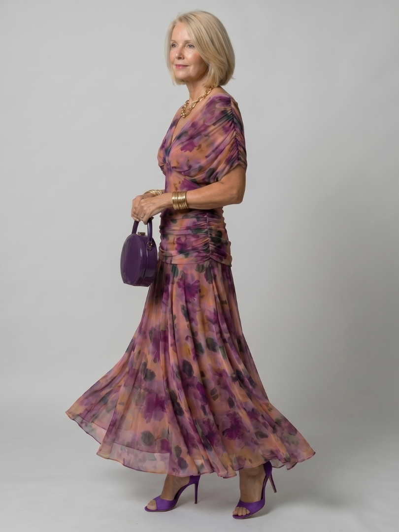 Xenia | Off-Shoulder Midi Dress