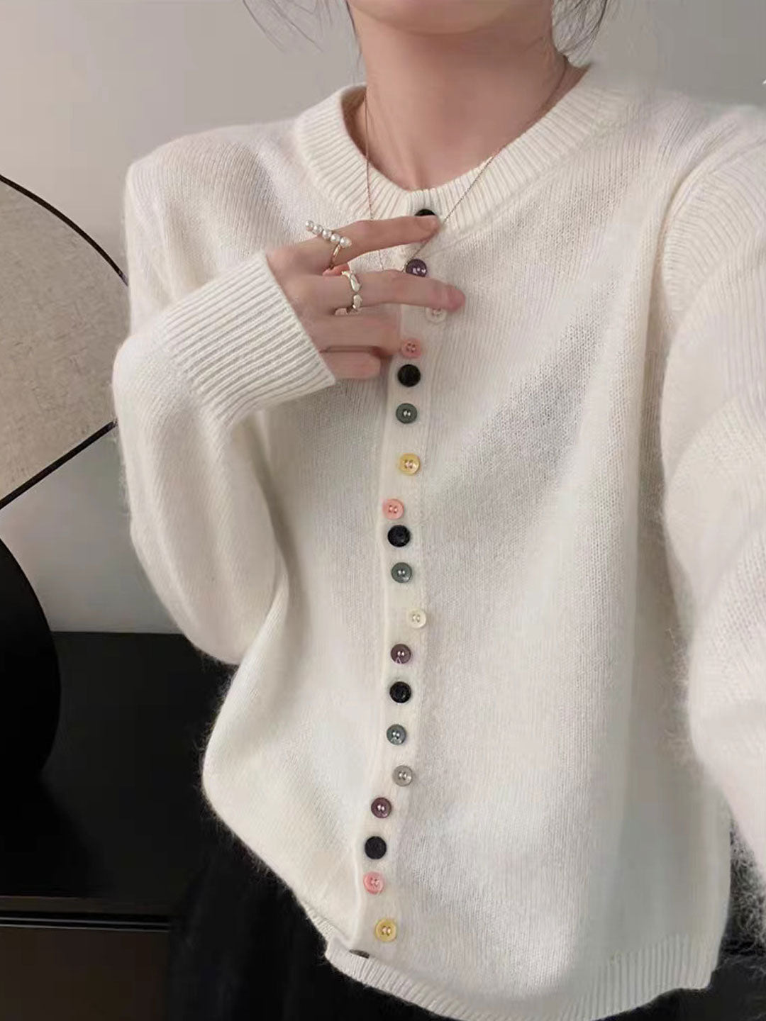 Dinah | Buttoned Cardigan