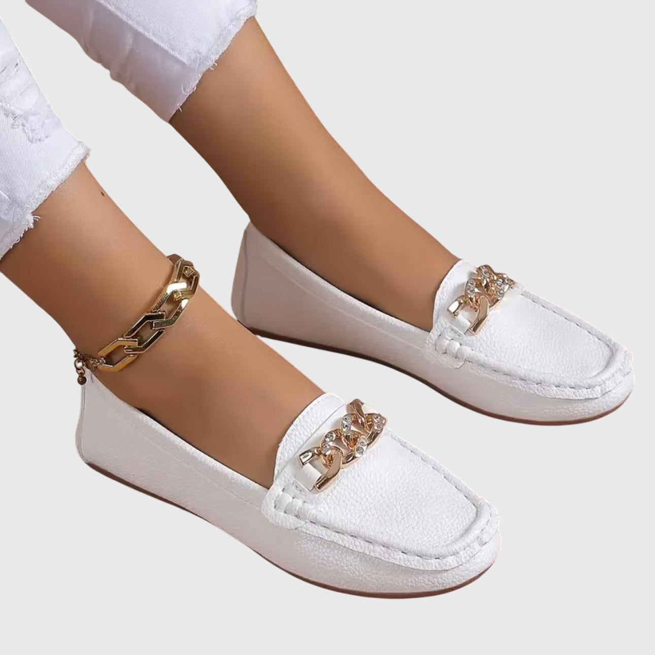 Elodie | Chain Loafers