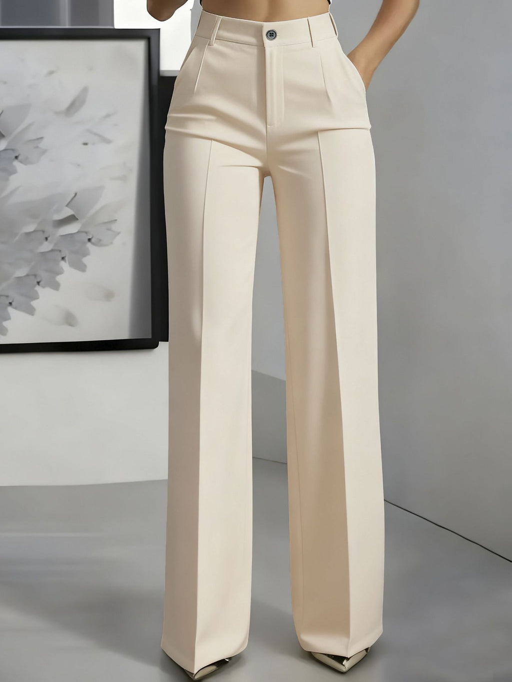 Rosalind | High-Waisted Elastic Trousers