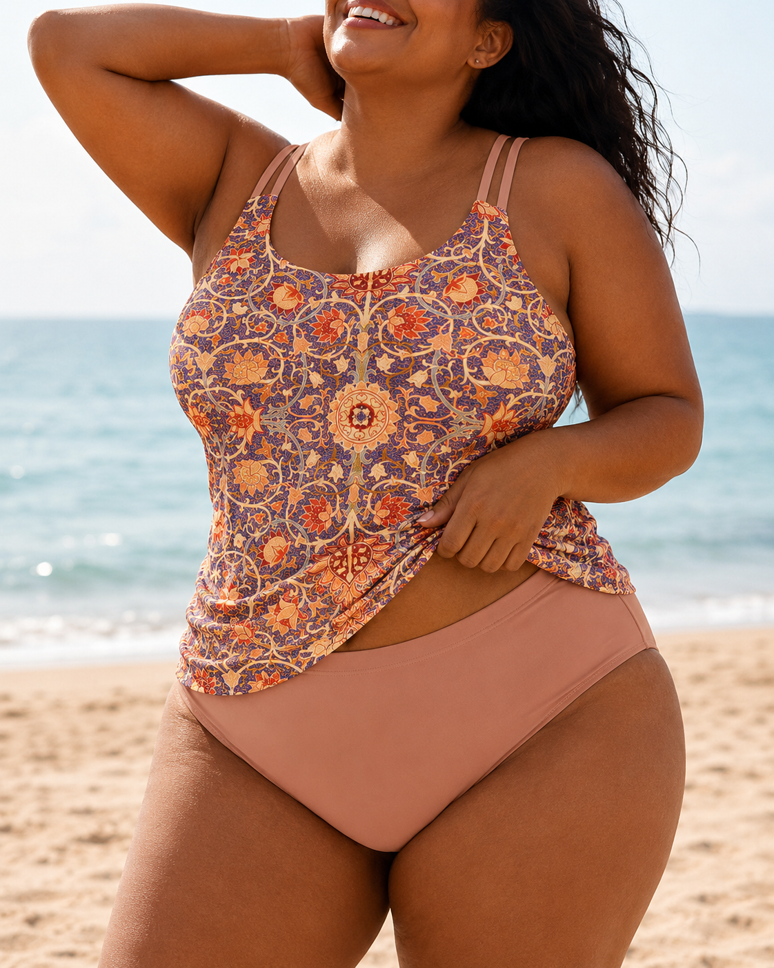 Madeleine | Floral Tankini Set