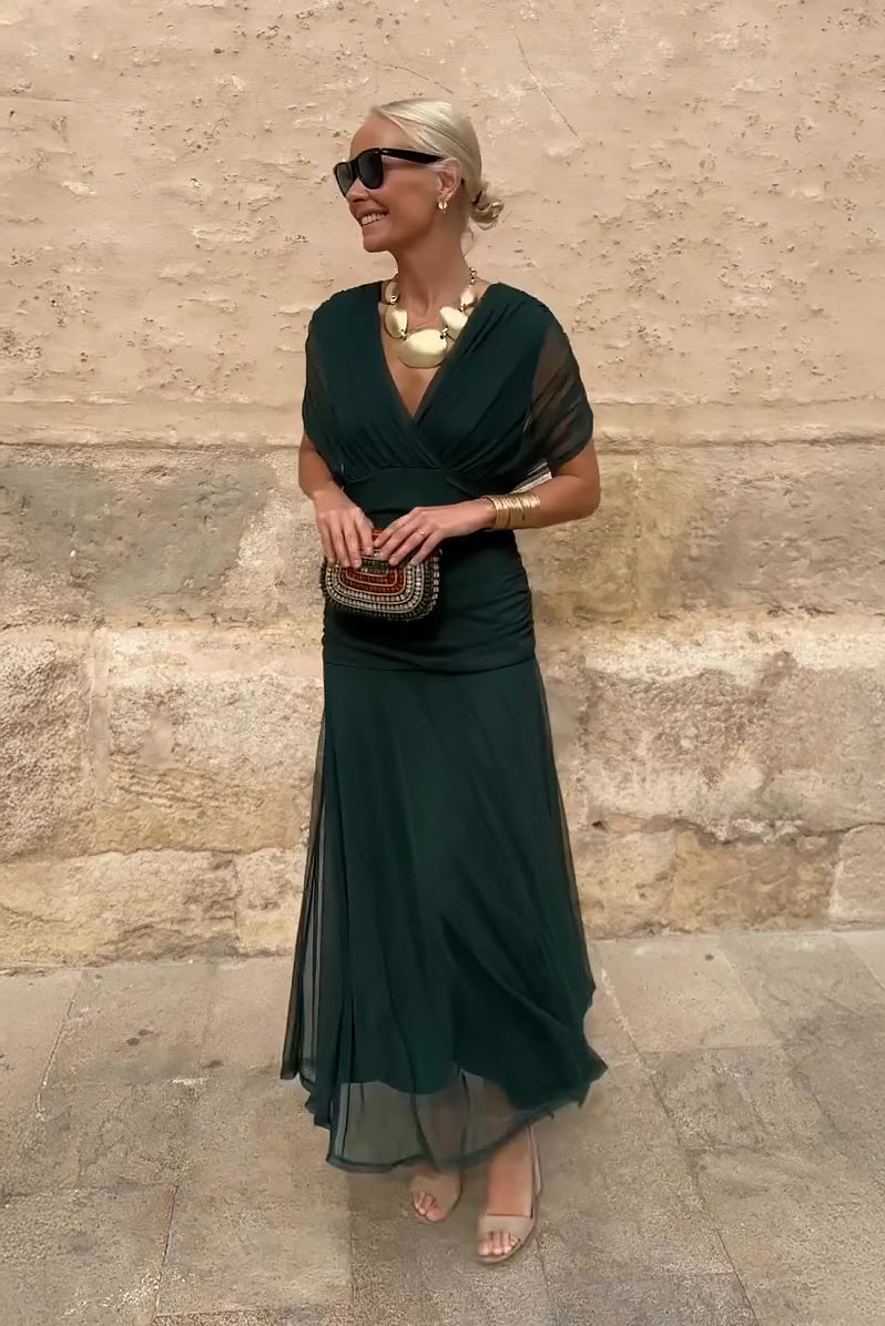 Elspeth | Off-Shoulder Floral Maxi Dress