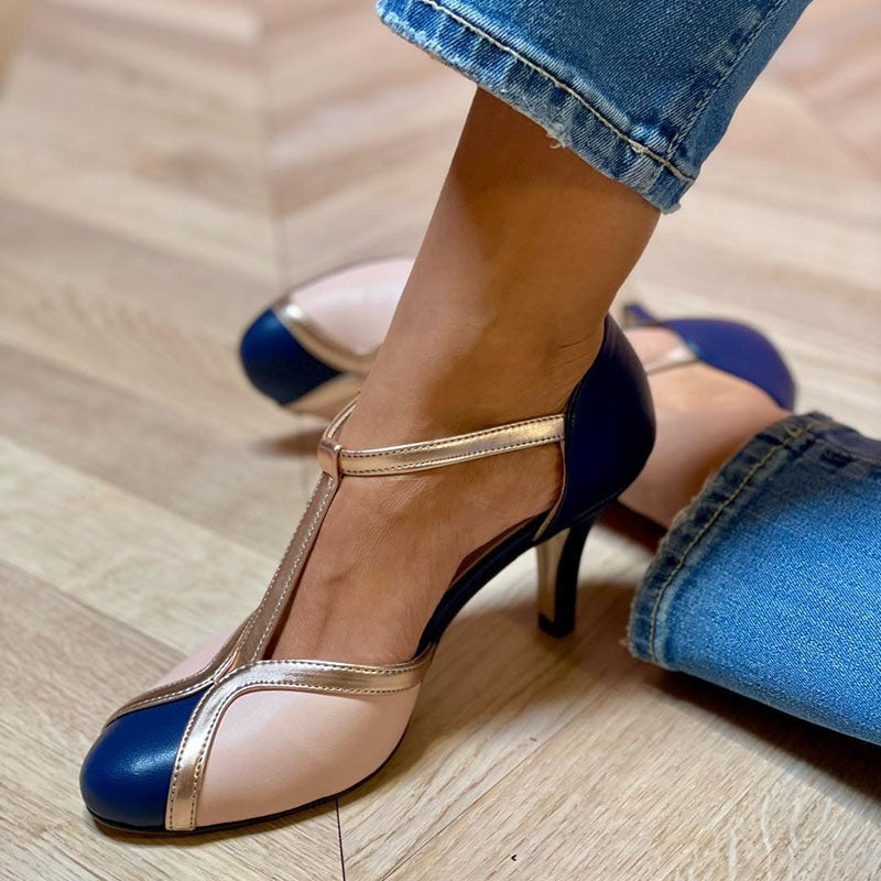 Susan | T-Strap Comfort Heels