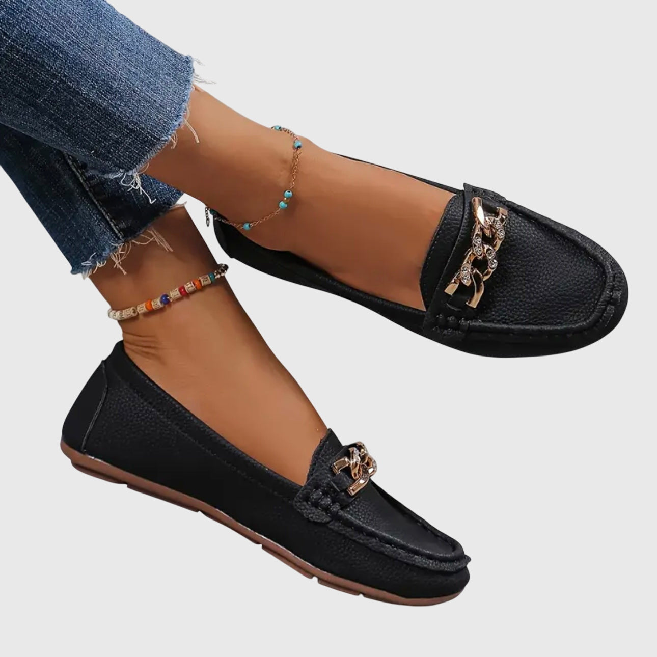 Elodie | Chain Loafers