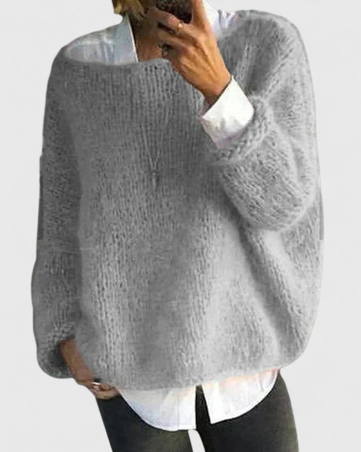 Fiona | Fuzzy Knit Jumper