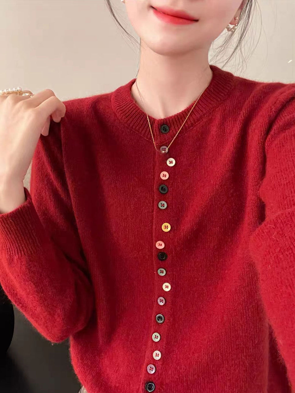 Dinah | Buttoned Cardigan