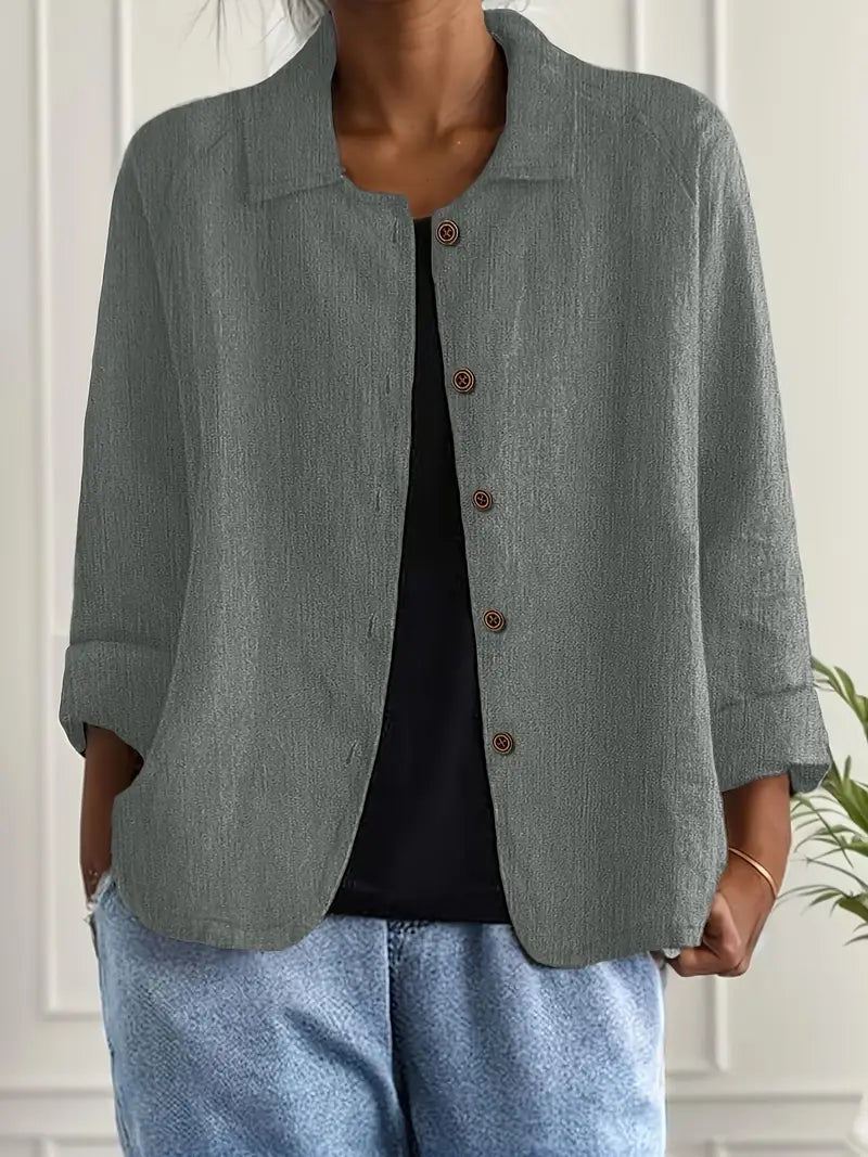 Bernadette | Relaxed Button-Up Jacket