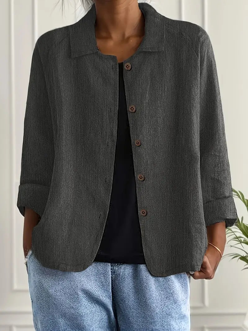 Bernadette | Relaxed Button-Up Jacket