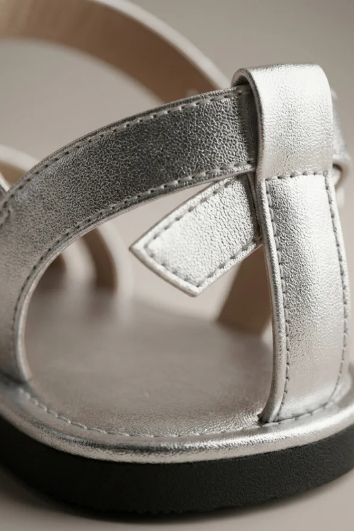 Harriet Metallic Strappy Sandals