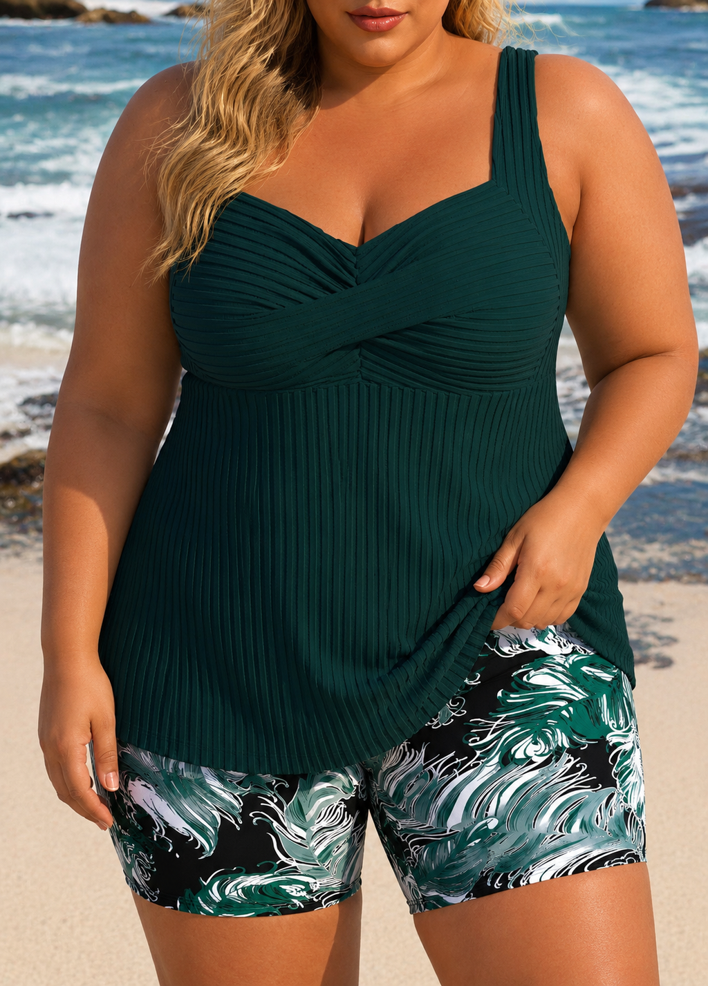 Edith | Tankini Shorts Set