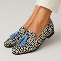 Yvaine | Polka Tassel Loafers
