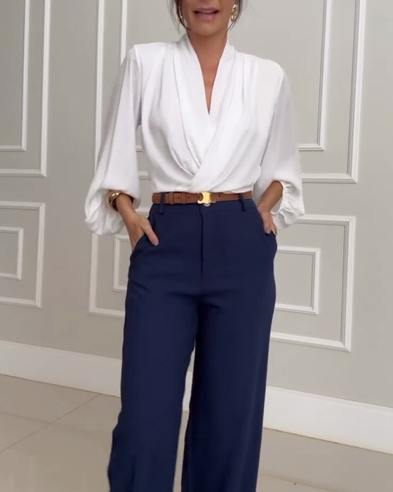 Nicolette | Lantern Sleeve Blouse