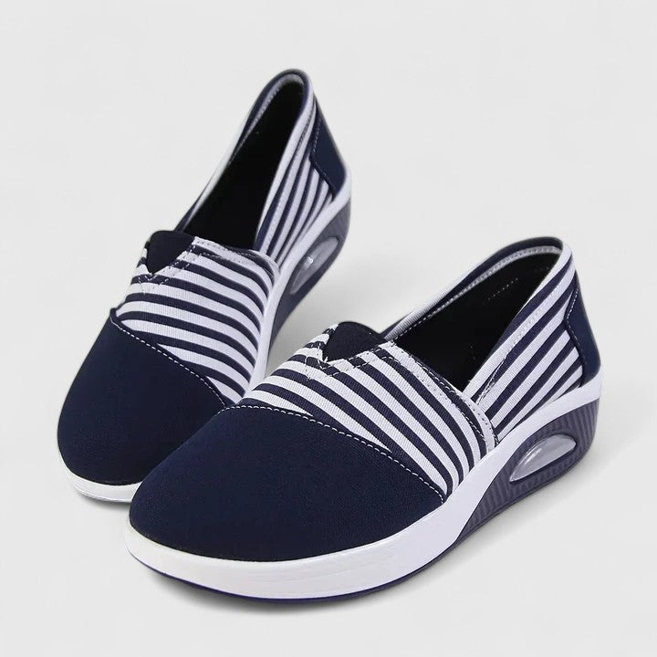 Jocelyn | Striped Slip-On Trainers