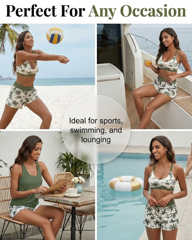 Maren | Three-Piece Tankini Swim Set