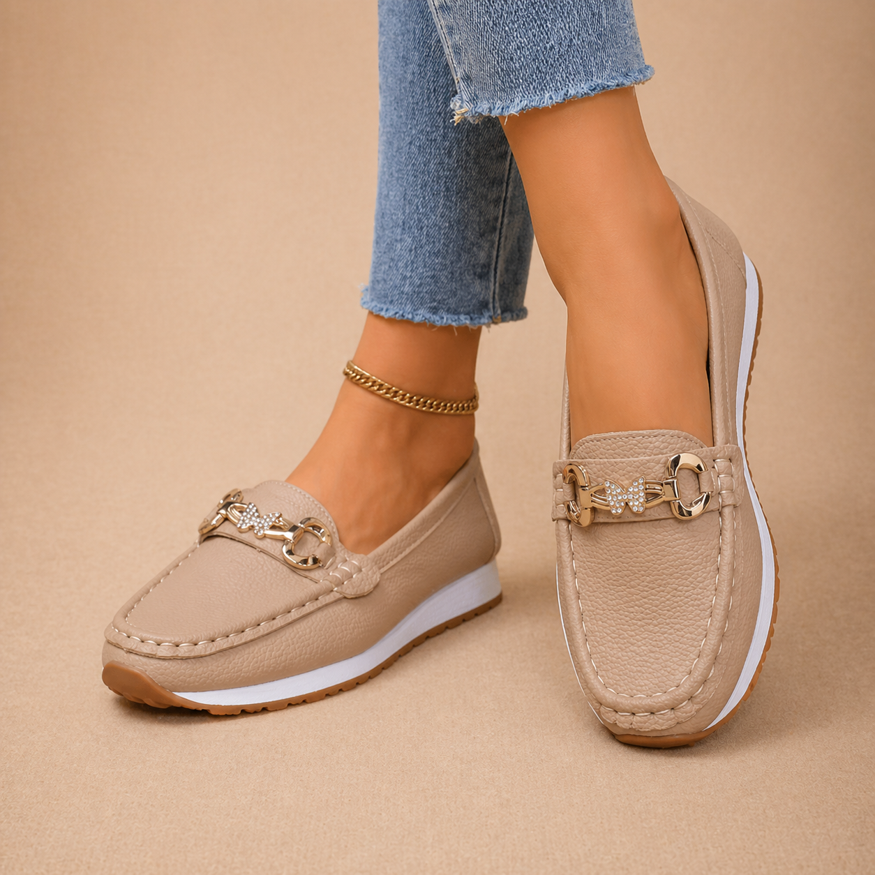 Hannah | Buckle Loafers