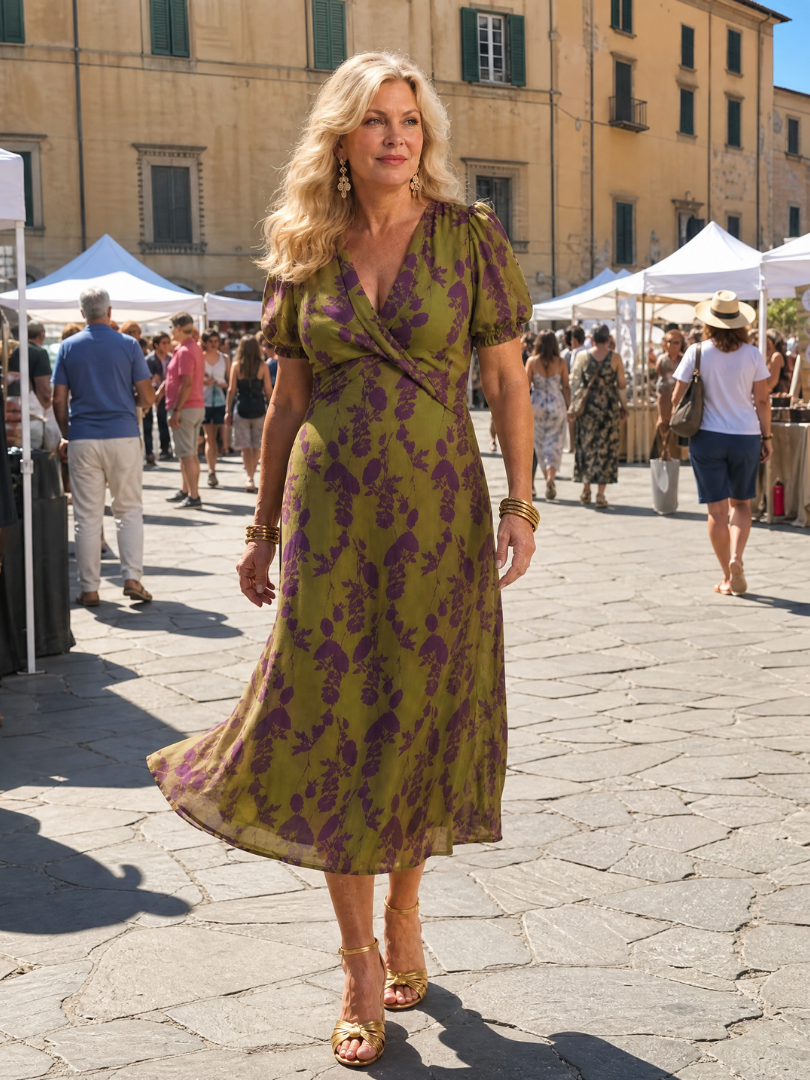 Valentina | Floral Midi Dress