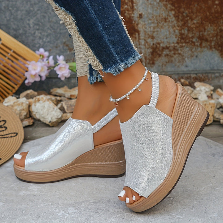 Aurora Wedge Sandals