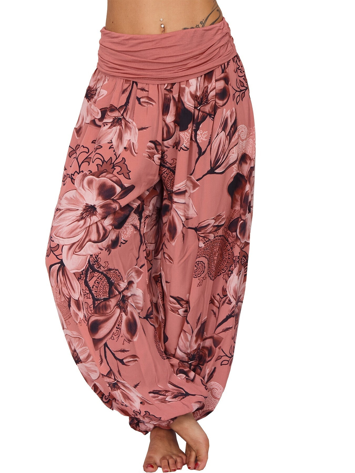 Solene | Floral Trousers
