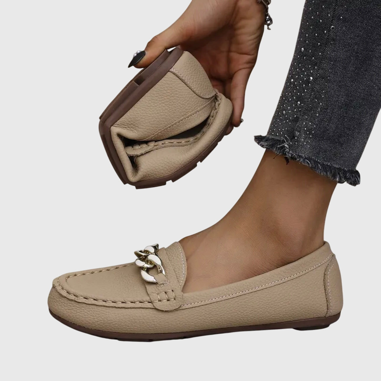 Elodie | Chain Loafers