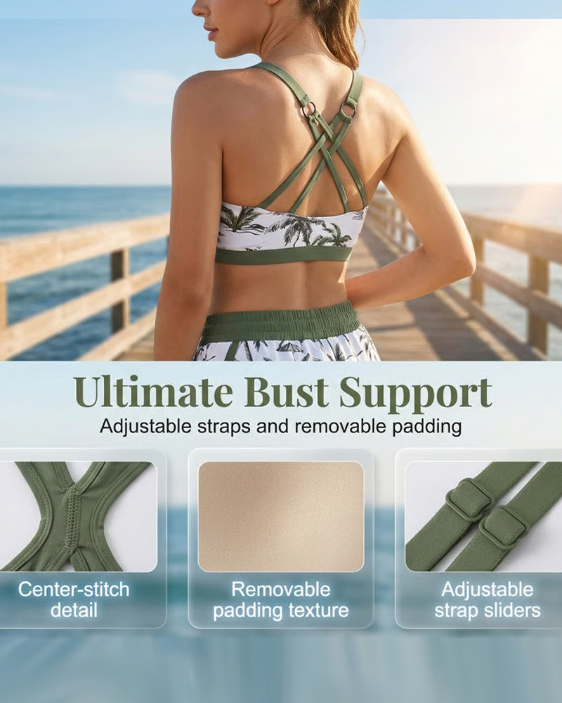 Maren | Three-Piece Tankini Swim Set