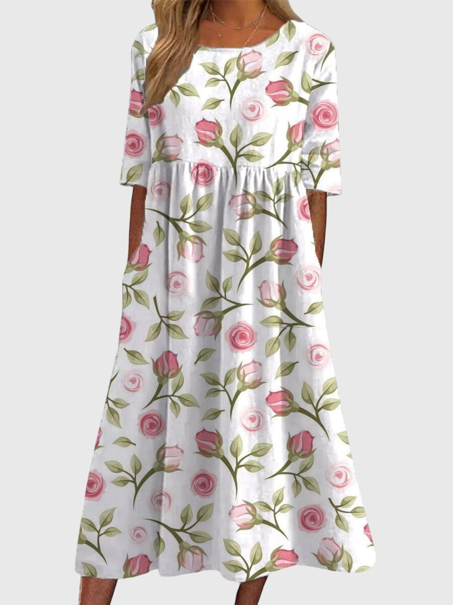 Paloma | Embroidered Midi Dress