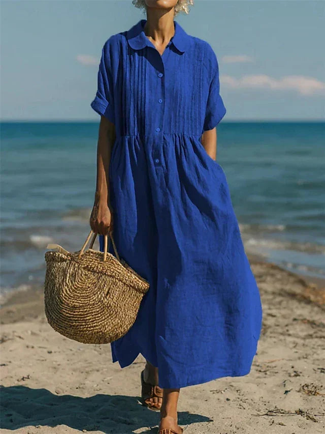 Nancy | Button Shirt Dress