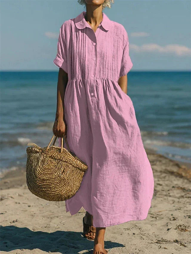 Nancy | Button Shirt Dress