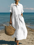 Nancy | Button Shirt Dress
