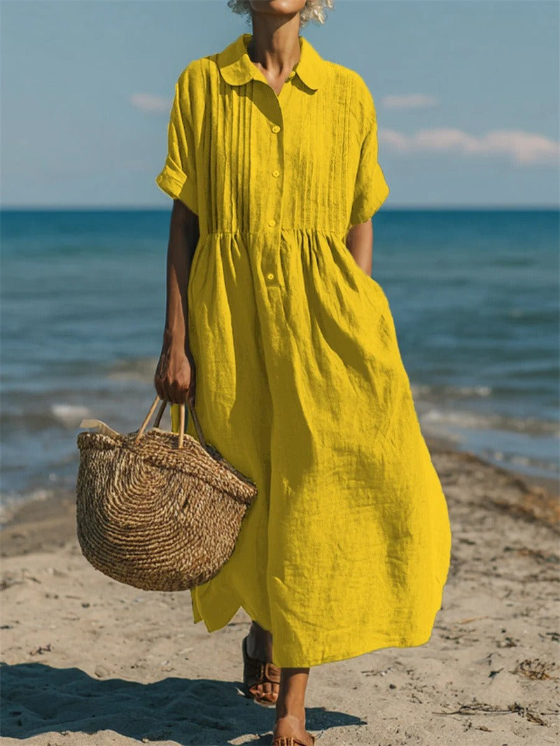 Nancy | Button Shirt Dress
