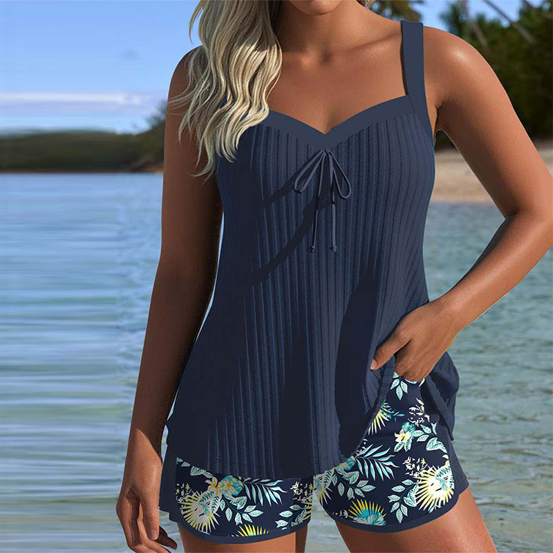 Clara | Floral Tankini Set