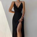 Athena | Classic Slip Dress with Slit