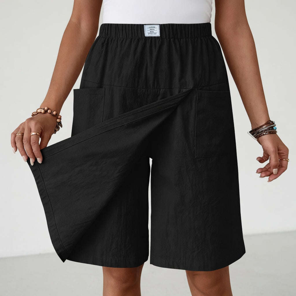 Tina | Wrap-Front Shorts