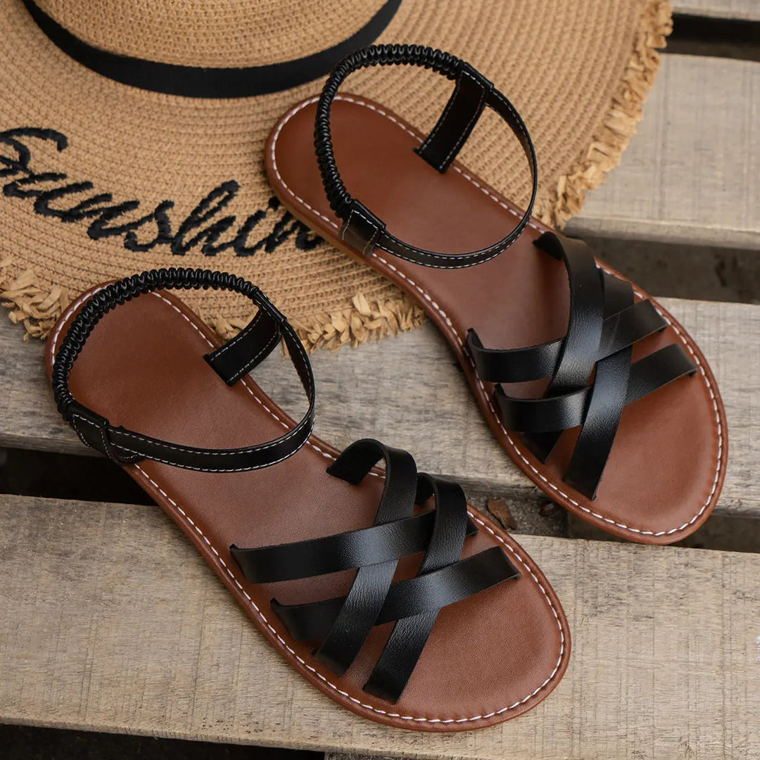 Cross Strap Comfort Sandals