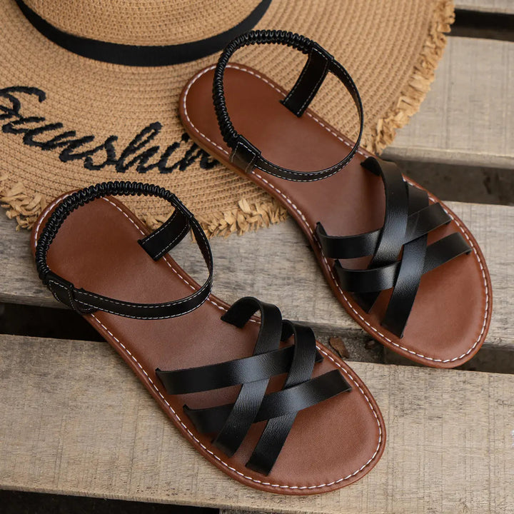 Cross Strap Comfort Sandals