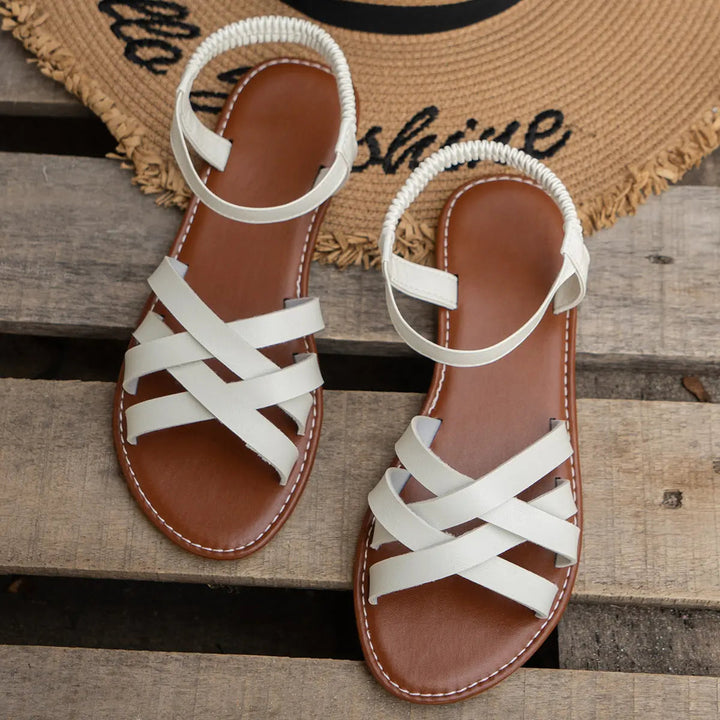 Cross Strap Comfort Sandals