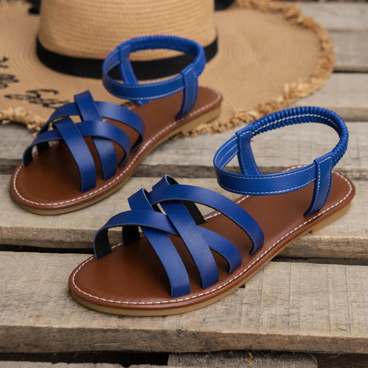Cross Strap Comfort Sandals