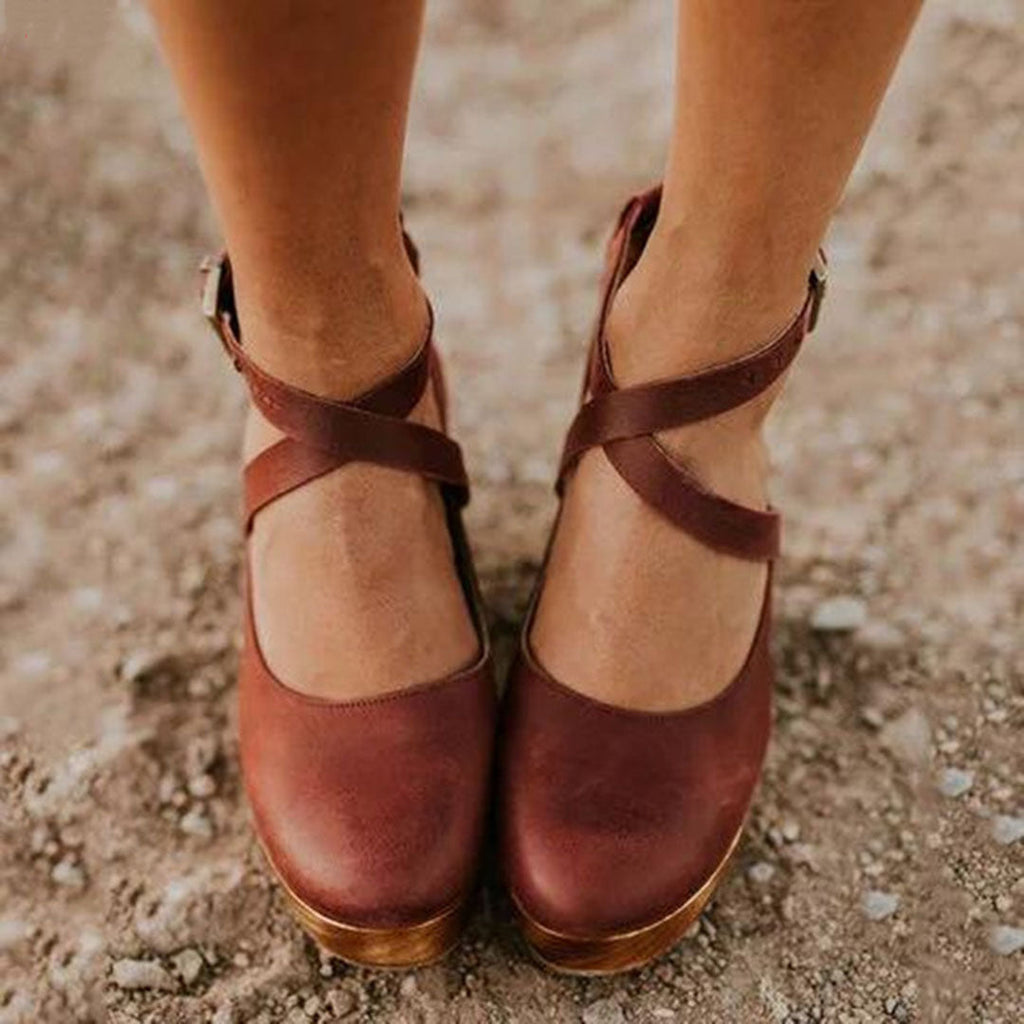 Priscilla | Closed-Toe Wedge Heels